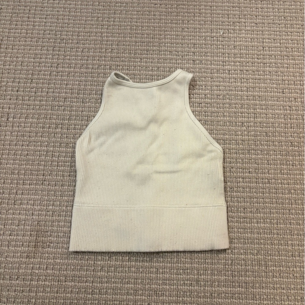 Gilly Hicks (from Hollister) High Neck Racer Back Crop Top